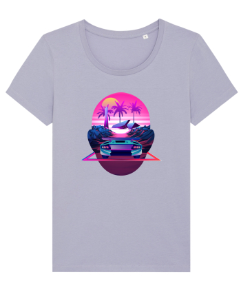 Retro Vapor Wave Man Lavender