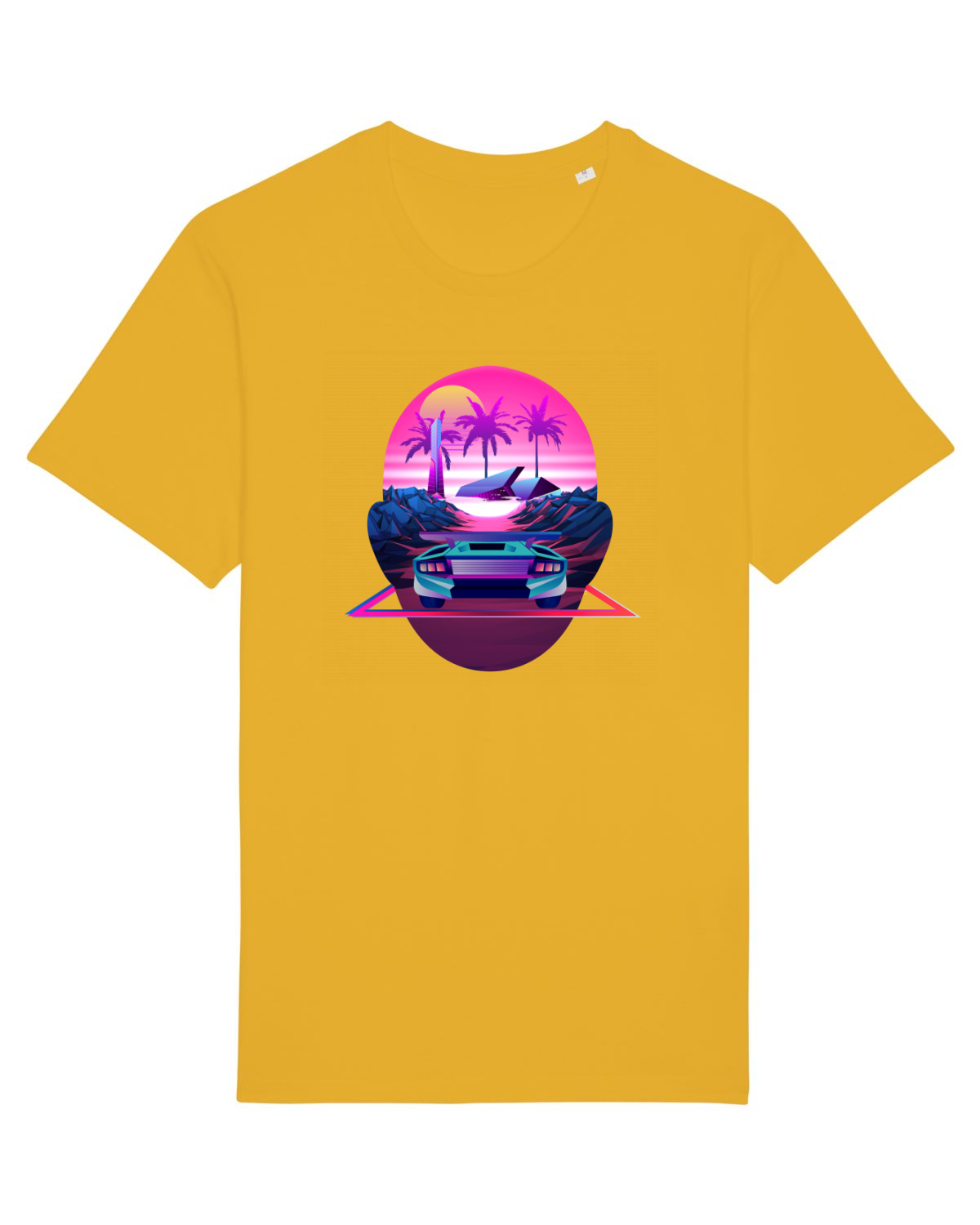 Tricou mânecă scurtă Unisex Rocker Spectra Yellow
