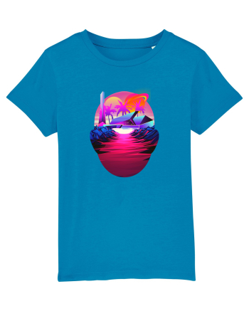 Retro Vapor Wave Man Azur