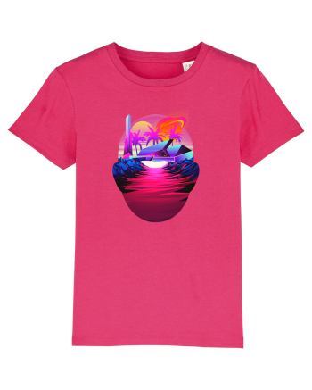 Retro Vapor Wave Man Raspberry