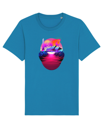 Retro Vapor Wave Man Azur