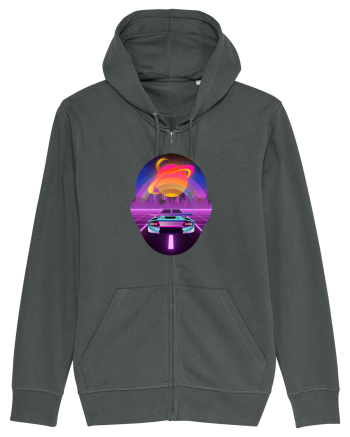 Retro Vapor Wave Man Anthracite