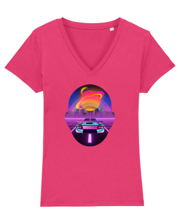 Retro Vapor Wave Man Raspberry