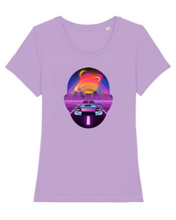 Retro Vapor Wave Man Lavender Dawn