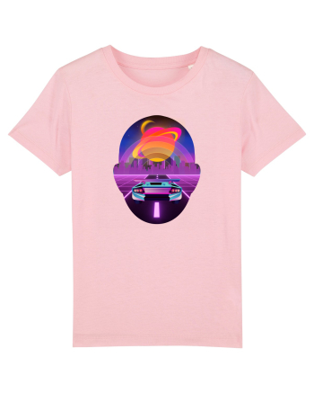 Retro Vapor Wave Man Cotton Pink