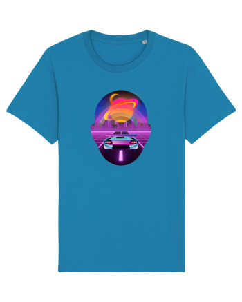 Retro Vapor Wave Man Azur