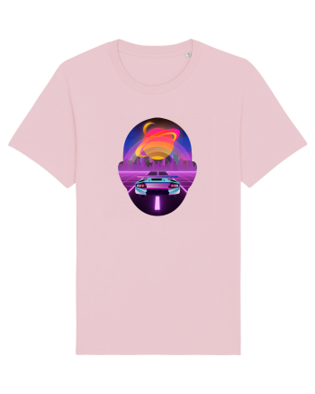 Retro Vapor Wave Man Cotton Pink
