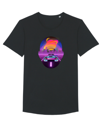 Retro Vapor Wave Man Black