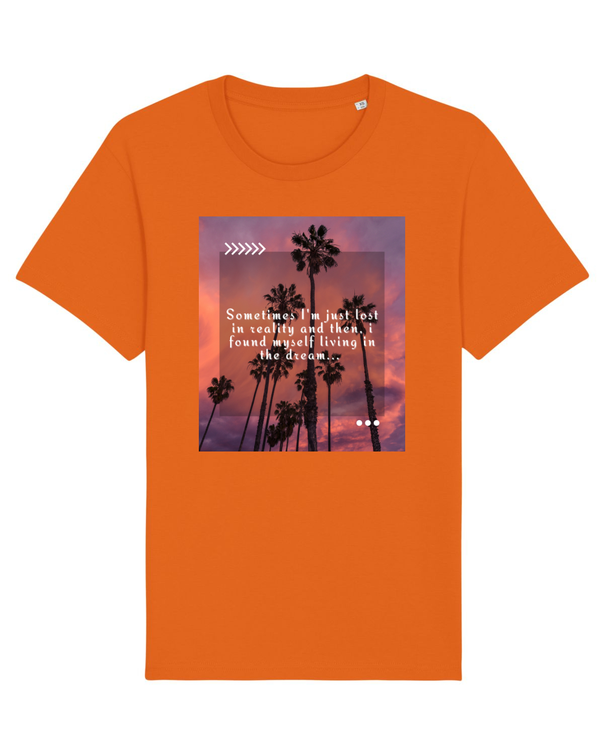 Tricou mânecă scurtă Unisex Rocker Bright Orange