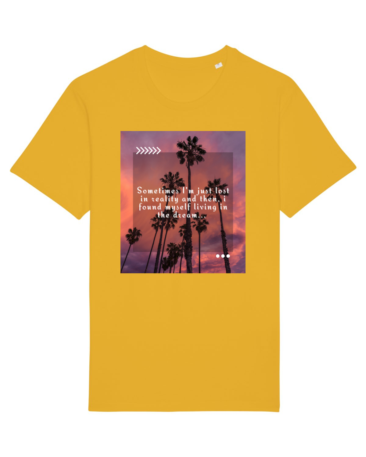 Tricou mânecă scurtă Unisex Rocker Spectra Yellow