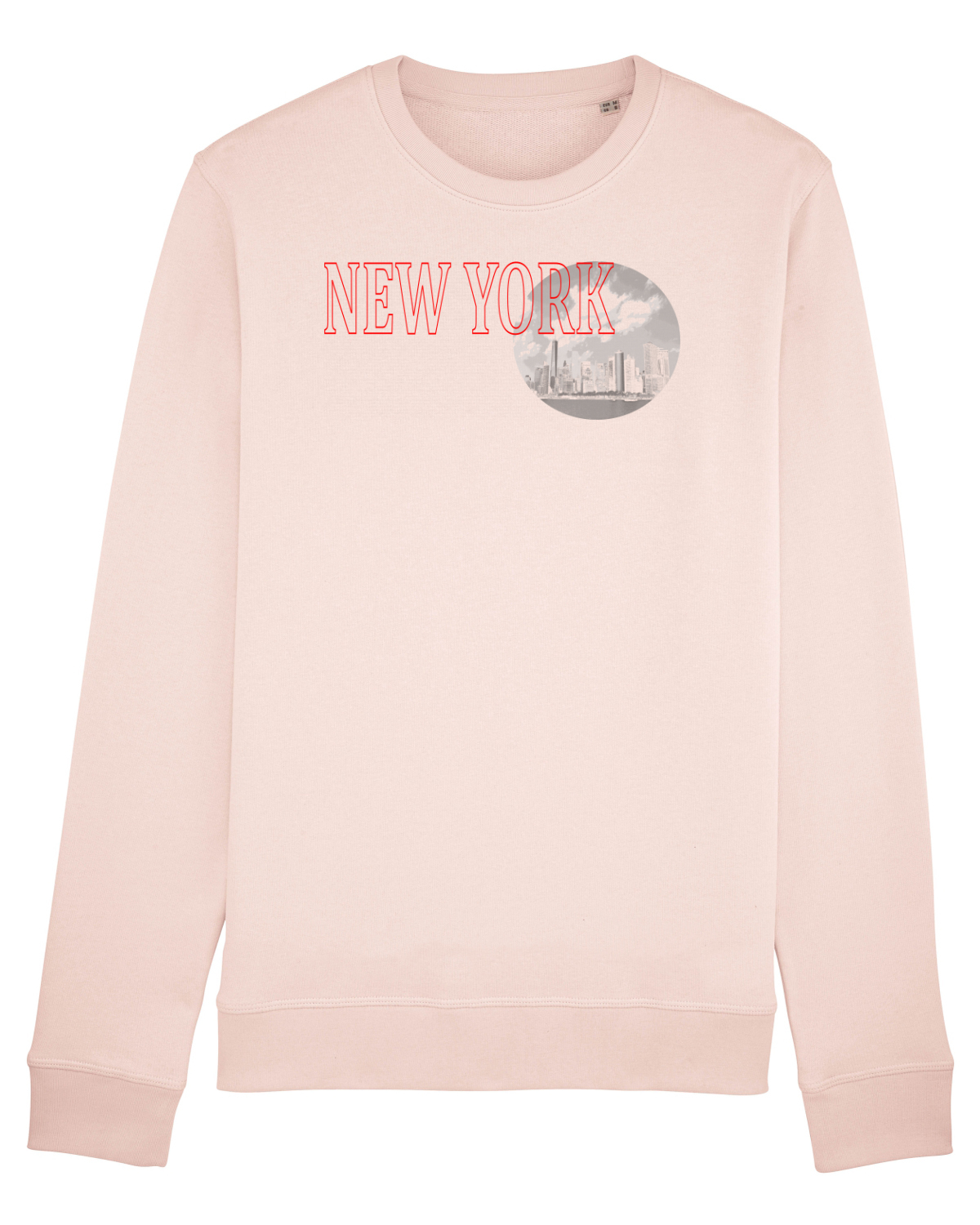 Bluză mânecă lungă Unisex Rise Candy Pink