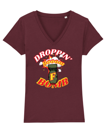 Droppin' The F Bomb Burgundy