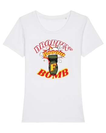 Droppin' The F Bomb White