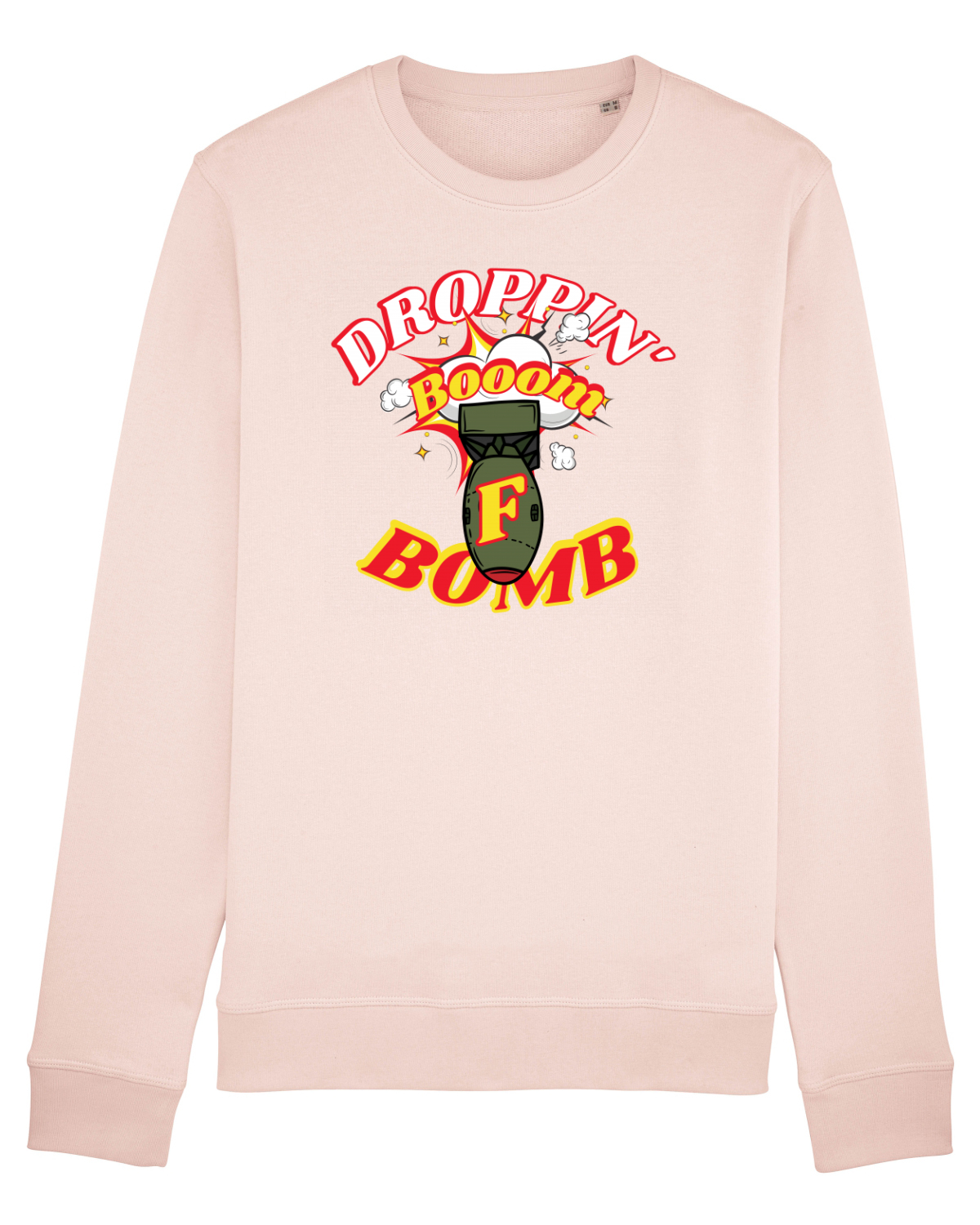 Bluză mânecă lungă Unisex Rise Candy Pink
