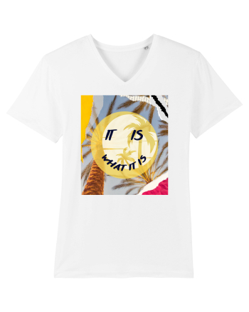Motivational It is what it is  White
