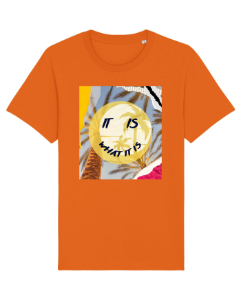 Motivational It is what it is  Bright Orange