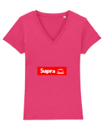 Supra Tricou mânecă scurtă guler V Damă Evoker