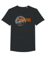 NYC Tricou mânecă scurtă guler larg Bărbat Skater