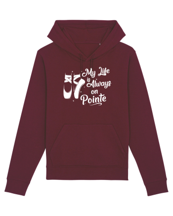 On pointe Burgundy