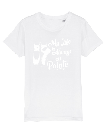 On pointe White