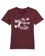 On pointe Tricou mânecă scurtă guler V Bărbat Presenter