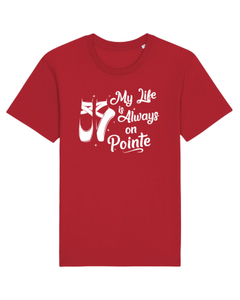On pointe Red