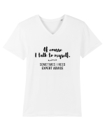 Expert Advice Tricou mânecă scurtă guler V Bărbat Presenter
