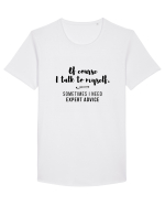 Expert Advice Tricou mânecă scurtă guler larg Bărbat Skater