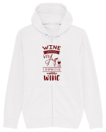 WINE Hanorac cu fermoar Unisex Connector