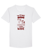 WINE Tricou mânecă scurtă guler larg Bărbat Skater