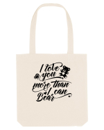 I love you more Sacoșă textilă