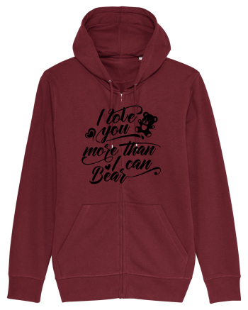 I love you more Burgundy
