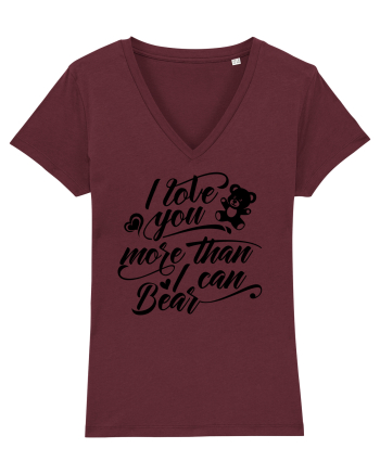 I love you more Burgundy