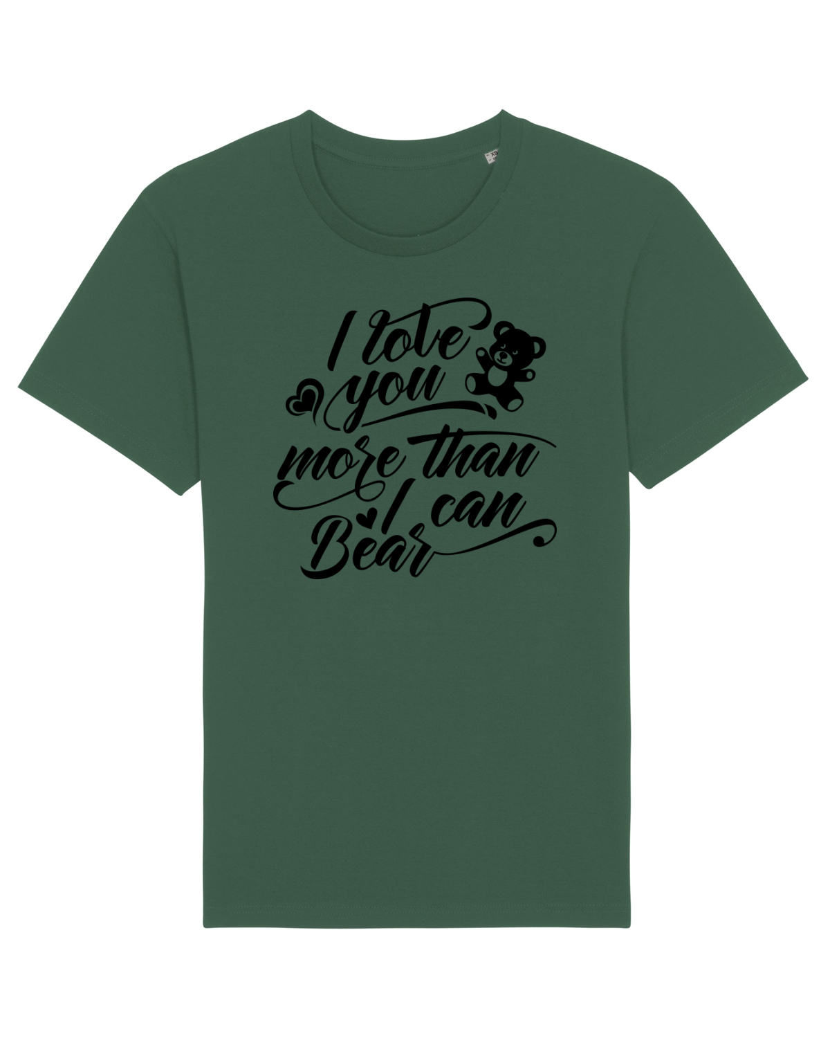 Tricou mânecă scurtă Unisex Rocker Bottle Green