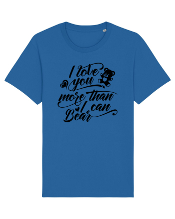 I love you more Royal Blue