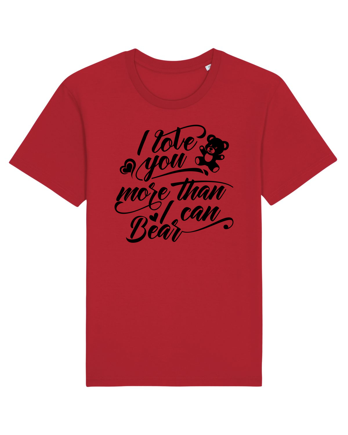 Tricou mânecă scurtă Unisex Rocker Red