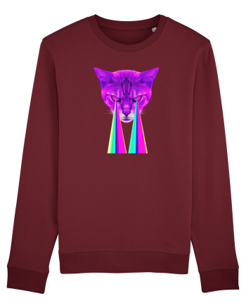 Retro Cat Burgundy