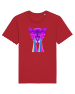 Retro Cat Tricou mânecă scurtă Unisex Rocker
