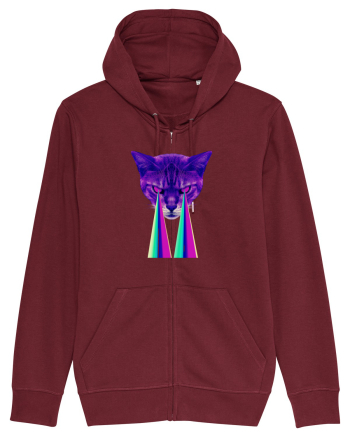 Retro Cat Burgundy