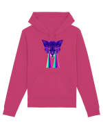 Retro Cat Hanorac Unisex Drummer