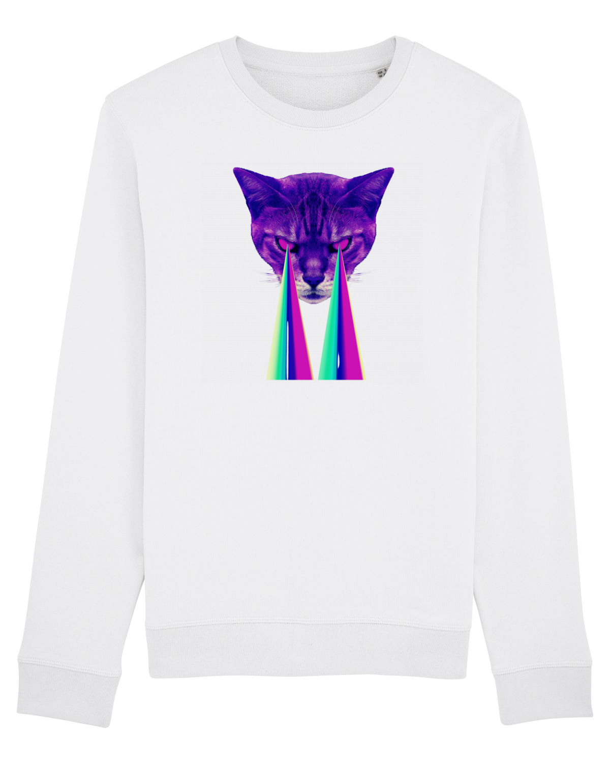 Bluză mânecă lungă Unisex Rise White