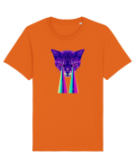 Retro Cat Tricou mânecă scurtă Unisex Rocker