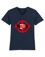 Kyokushin Karate  Tricou mânecă scurtă guler V Bărbat Presenter