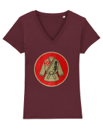 Kyokushin Karate  Tricou mânecă scurtă guler V Damă Evoker