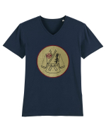 Kyokushin Karate  Tricou mânecă scurtă guler V Bărbat Presenter