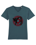 Kyokushin Karate  Tricou mânecă scurtă guler V Bărbat Presenter