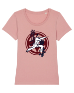 Kyokushin Karate  Tricou mânecă scurtă guler larg fitted Damă Expresser