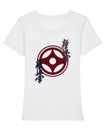 Kyokushin Karate  Tricou mânecă scurtă guler larg fitted Damă Expresser