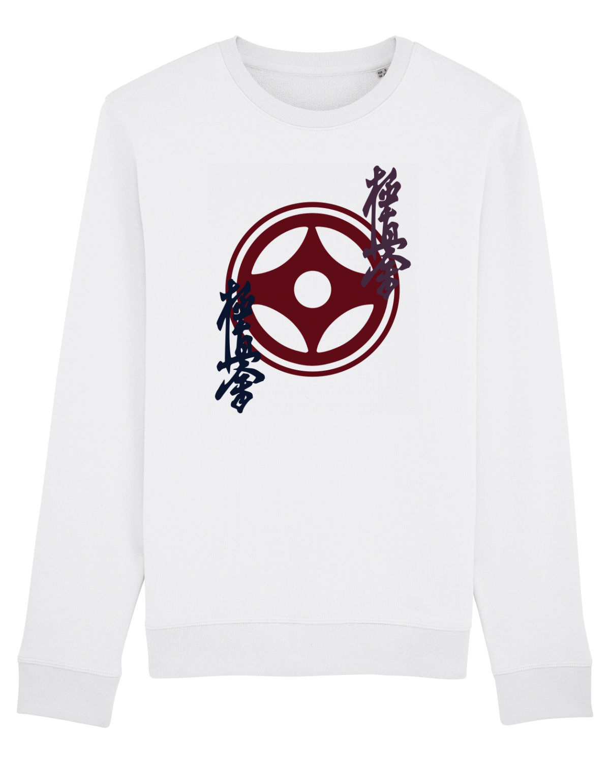 Bluză mânecă lungă Unisex Rise White