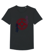 Kyokushin Karate  Tricou mânecă scurtă guler larg Bărbat Skater